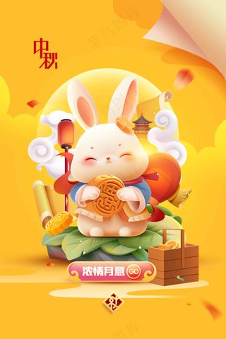 中秋节节日活动海报