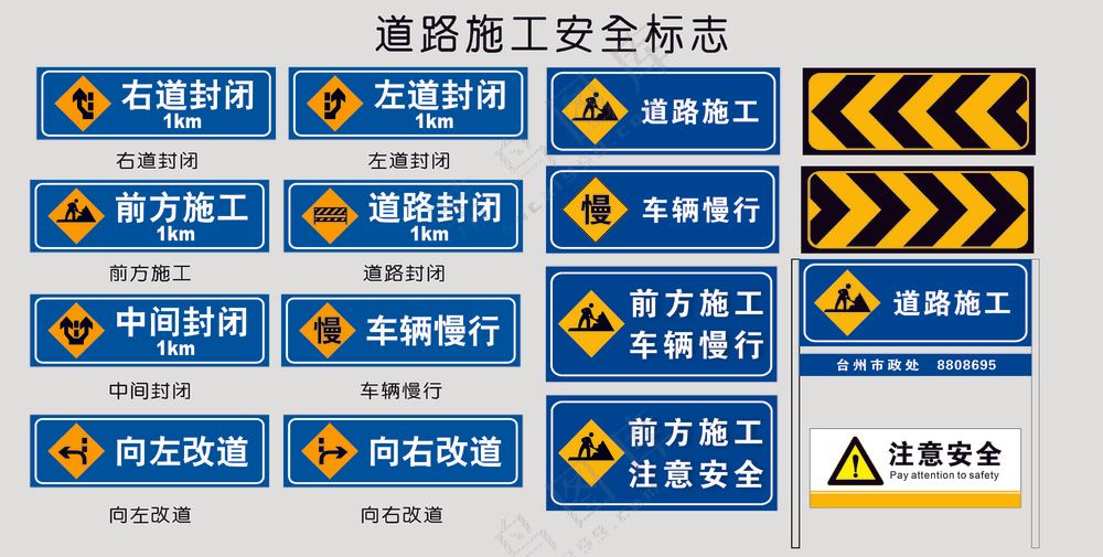 道路施工标志