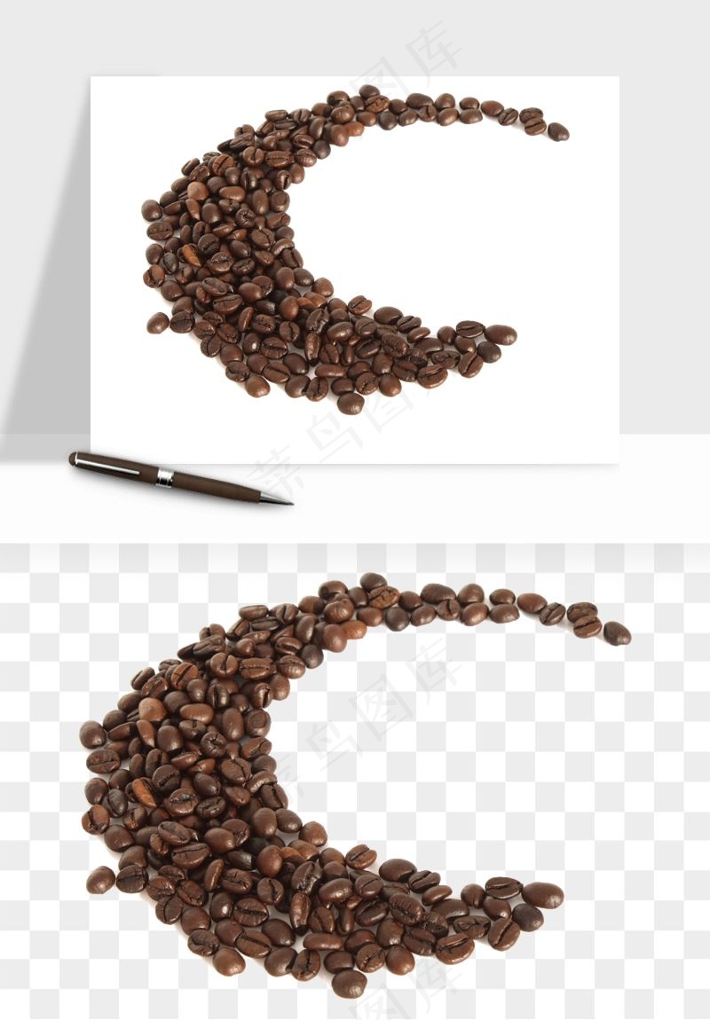 咖啡豆png免抠