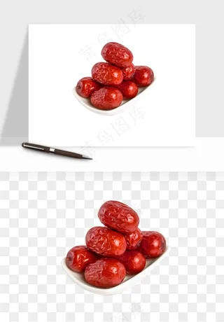 红枣大枣png免抠