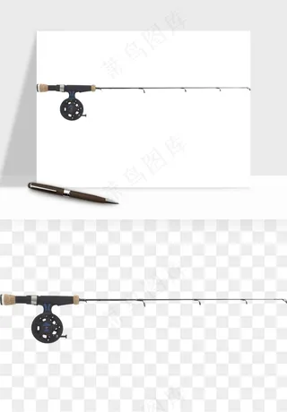 钓鱼竿png免抠