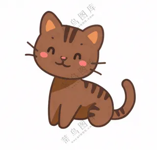 萌宠宠物卡通小猫可爱免抠