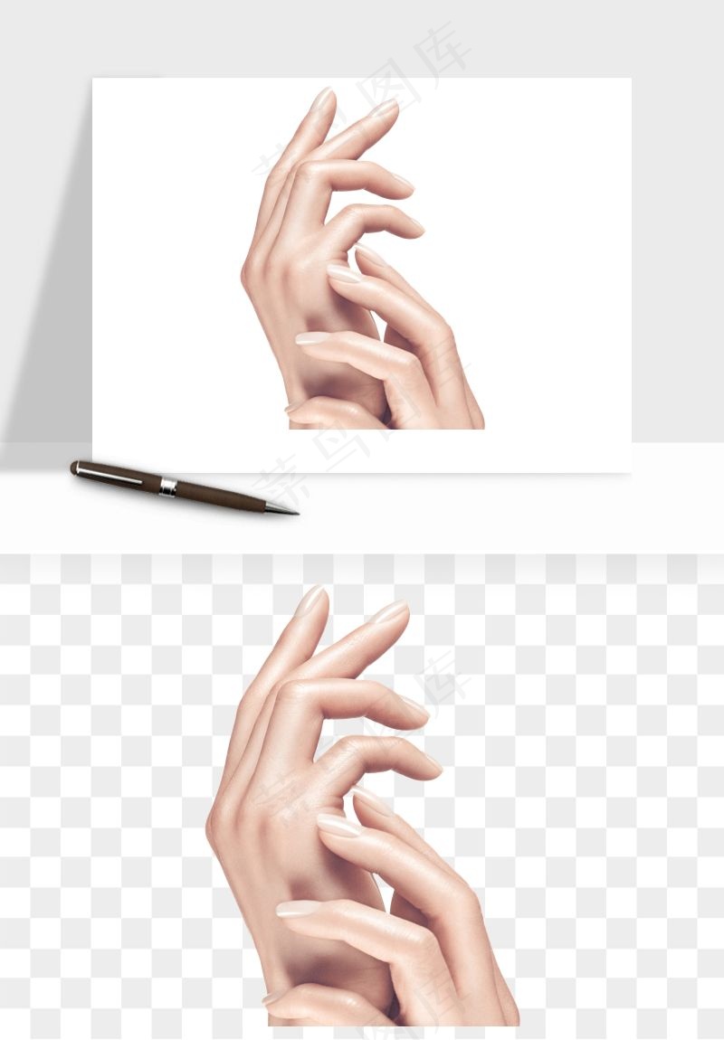 手势手部动作手指png免抠