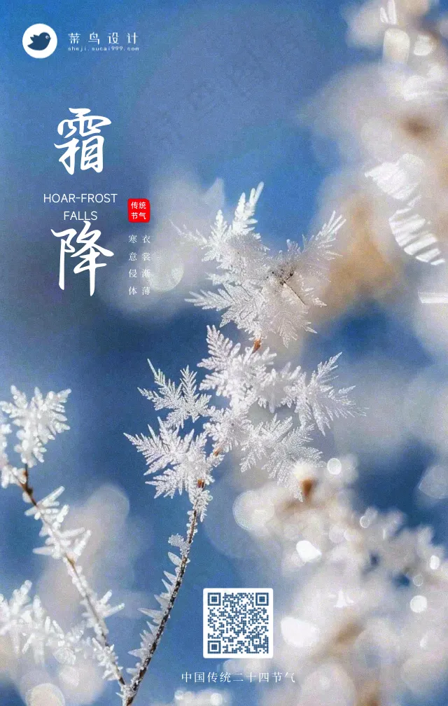 霜降手机海报