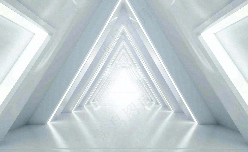 数码科技线光几何背景