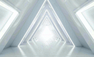 数码科技线光几何背景