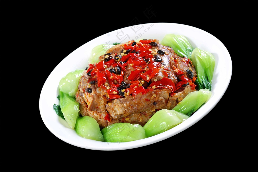 豆辣蒸排骨