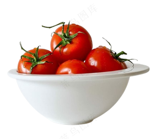 一碗西红柿-番茄-成分-配料-红色-蔬菜