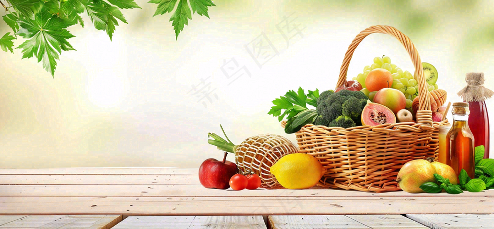 农林蔬果生鲜店水果店蔬菜店背景