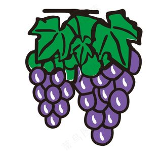 矢量免抠葡萄