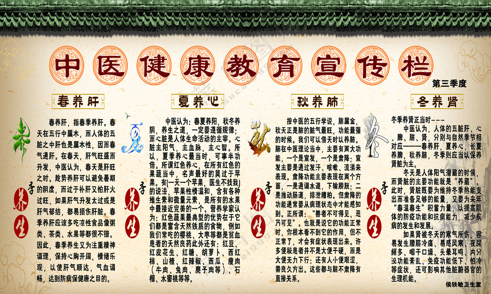 中医健康教育宣传栏2