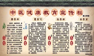 中医健康教育宣传栏2