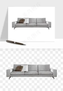 现代沙发家具png免抠