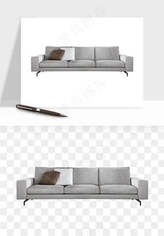 现代沙发家具png免抠
