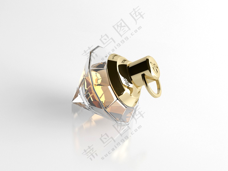 C4D香水化妆品瓶子产品包装玻璃瓶3D模型 fbx/obj -16