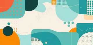 电商促销几何背景