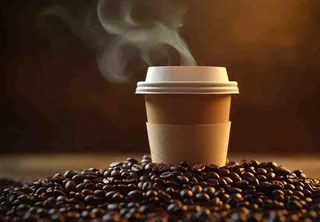 咖啡拿铁下午茶饮品摄影图