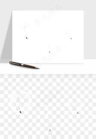 唯美蒲公英种子png免抠