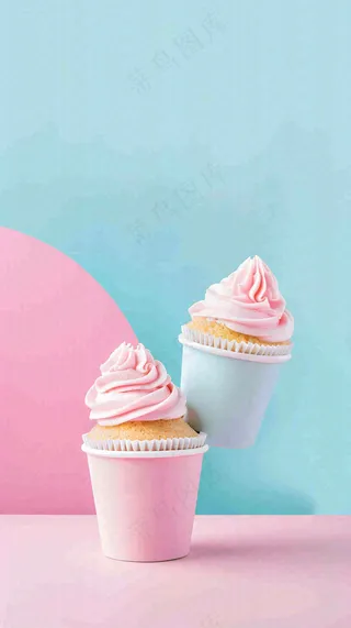 面包蛋糕甜点美食摄影图