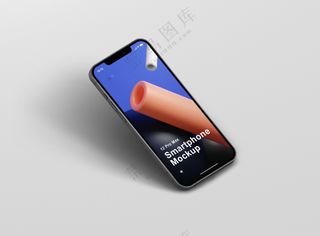 16多角度iphone12苹果手机样机多媒体UI界面APP作品展示模板