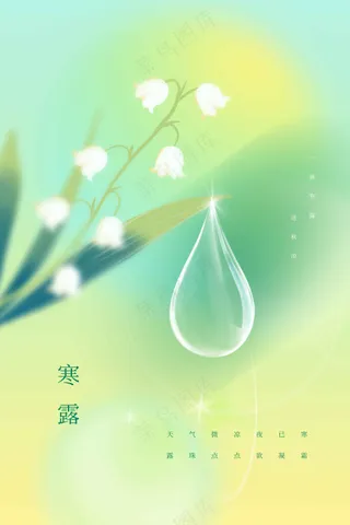寒露节气传统活动宣传海报