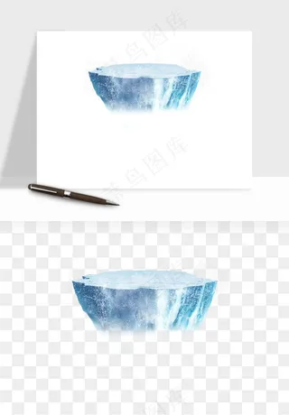 冰块清爽png免抠