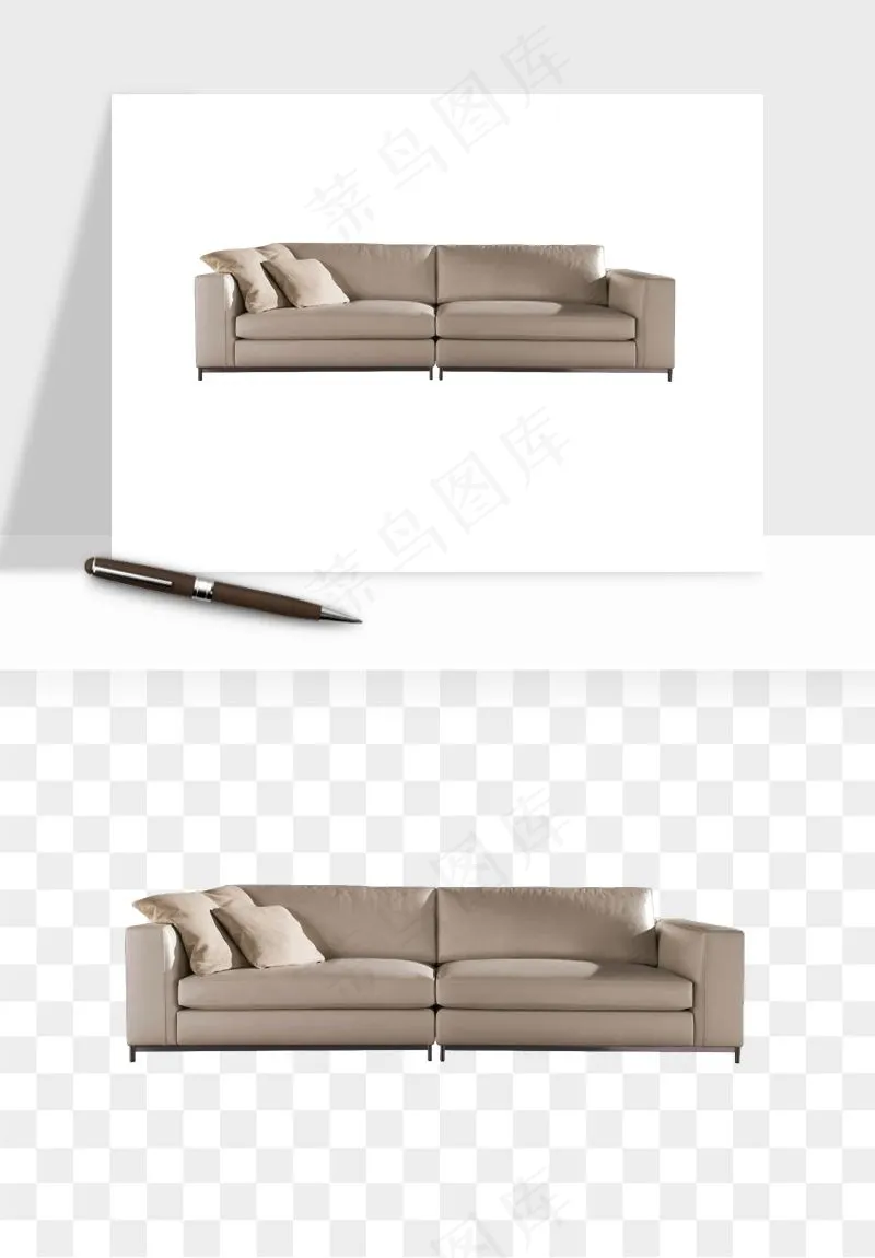 现代沙发家具png免抠