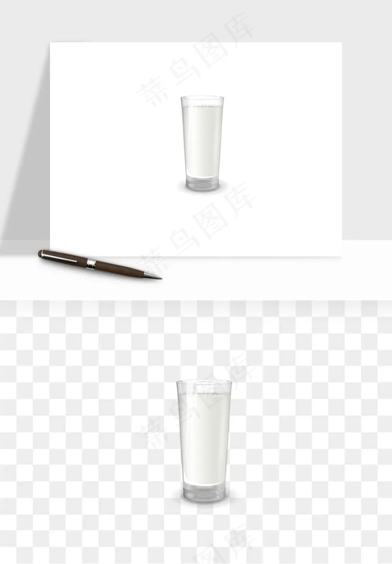 飞溅的牛奶牛奶杯元素png免抠