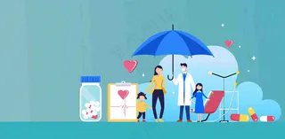 重疾疾病医疗业务保障金融理财背景