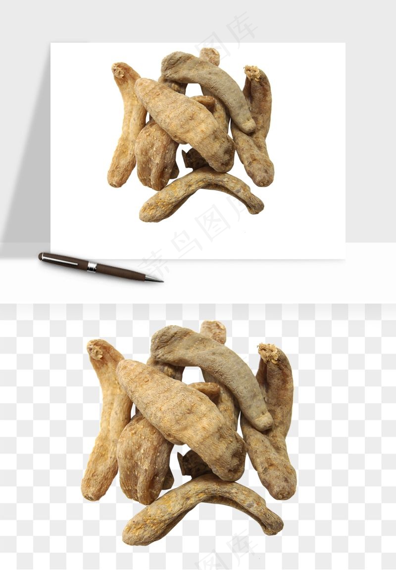 中药养生药材png免抠