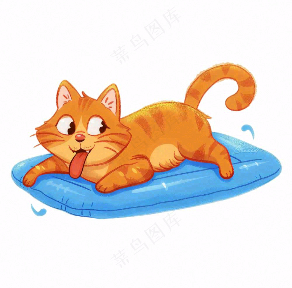小猫猫咪宠物动物卡通插画免抠