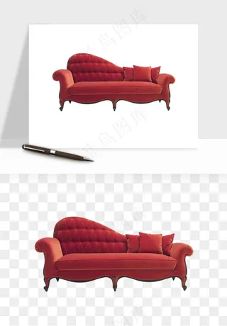 现代沙发家具png免抠