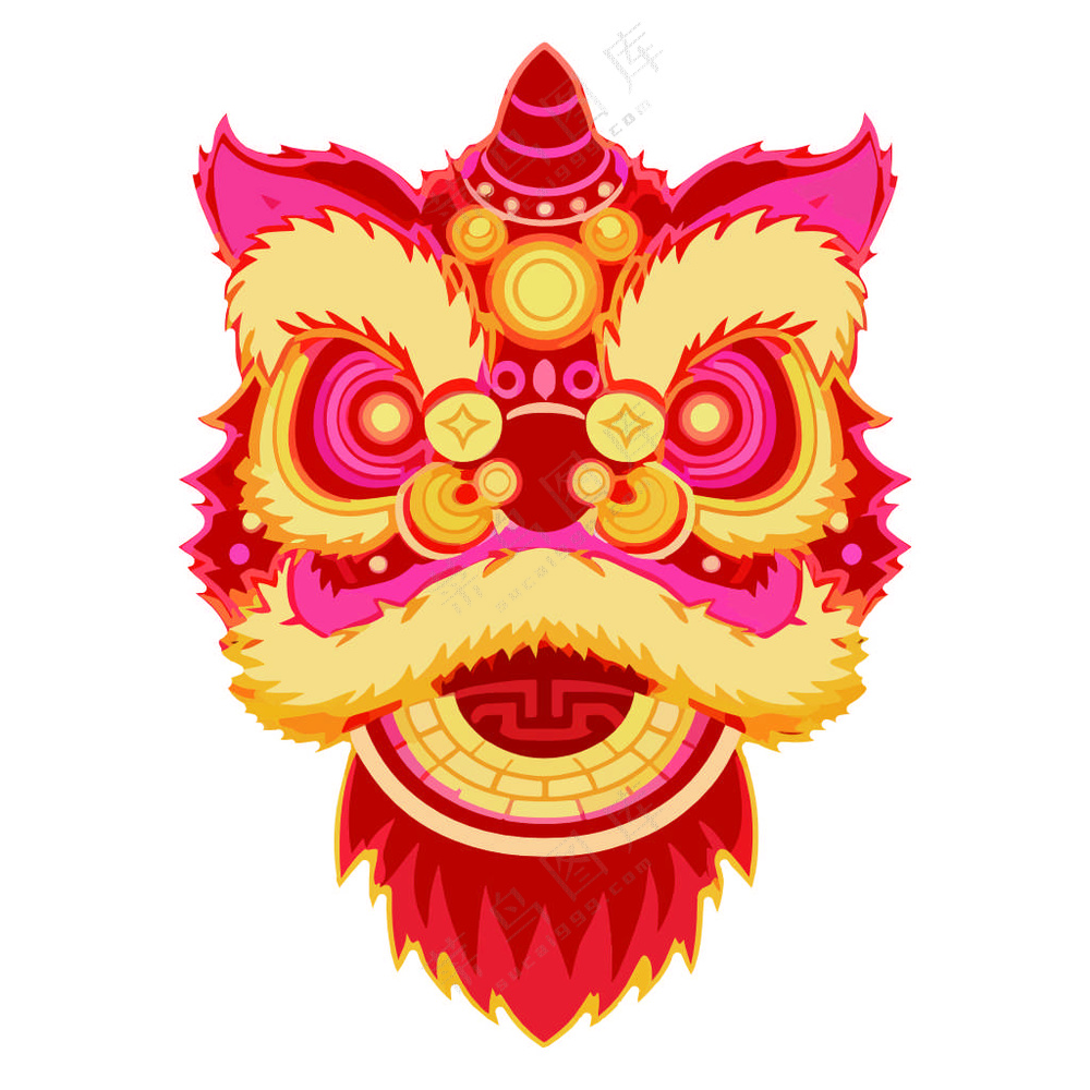 矢量狮子头