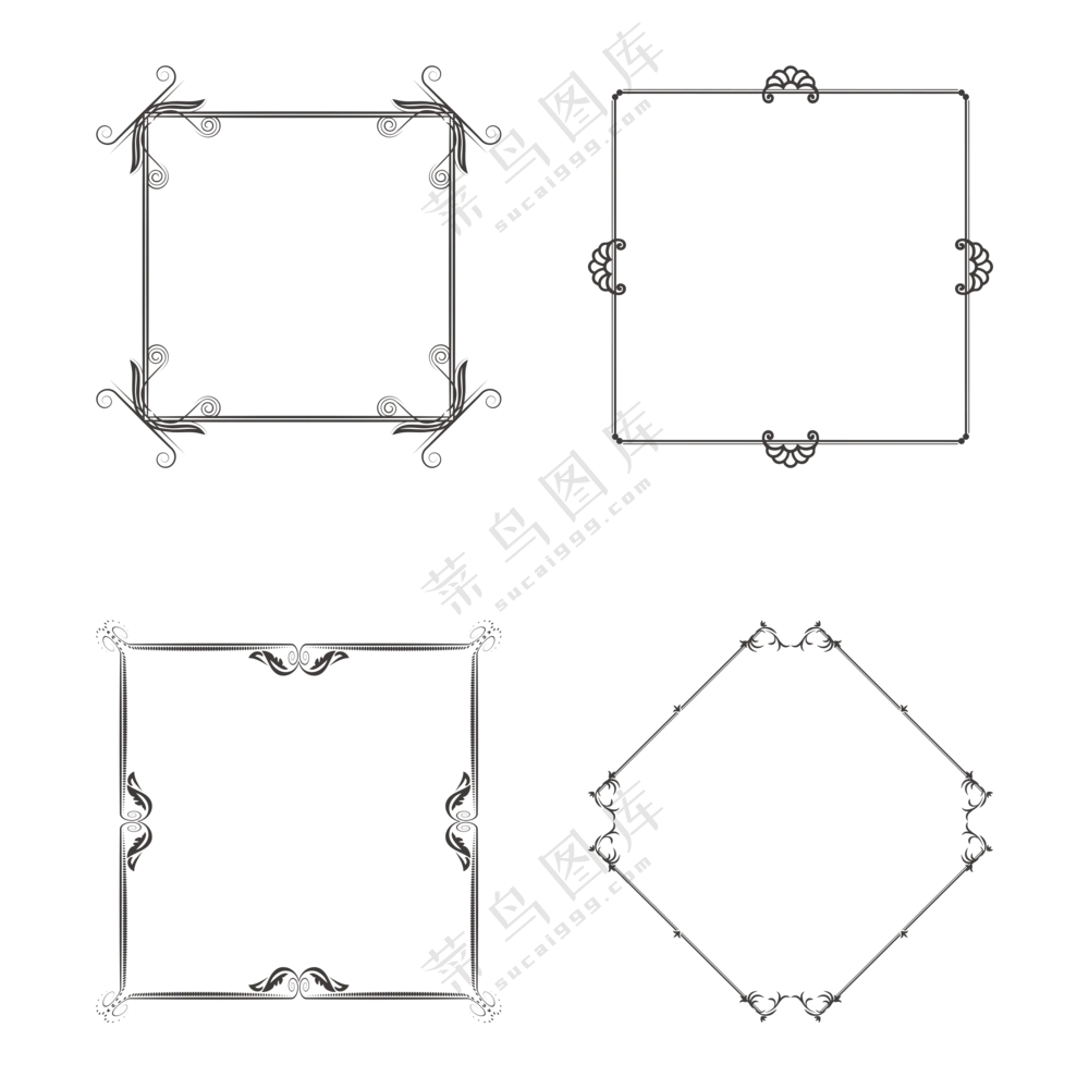 花纹边框元素 (1)