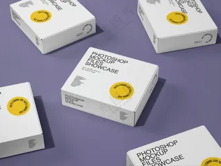 3飞机盒快递纸盒产品包装盒样机