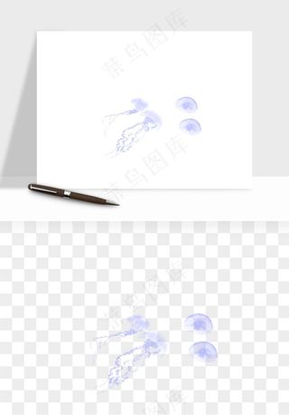 水母章鱼海底生物png免抠图