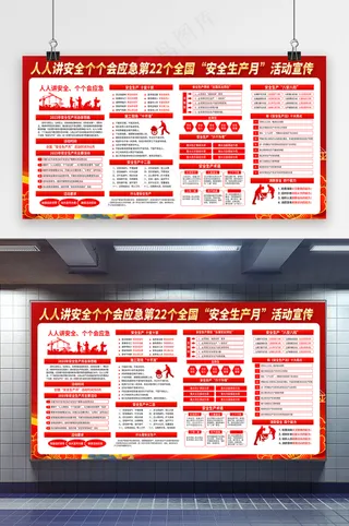 安全生产月宣传栏