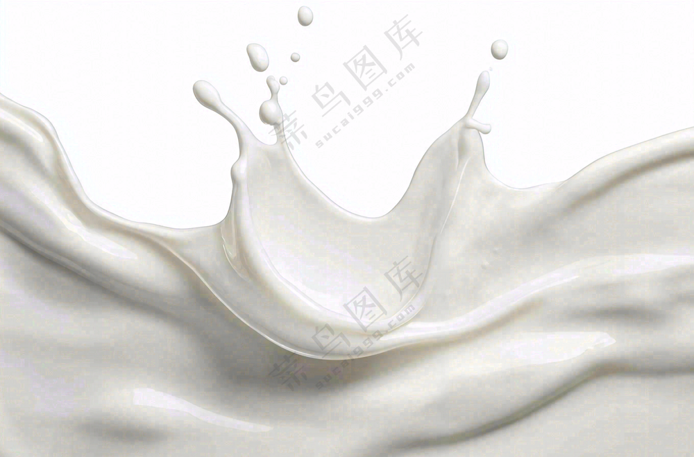 白色的牛奶飞溅摄影图