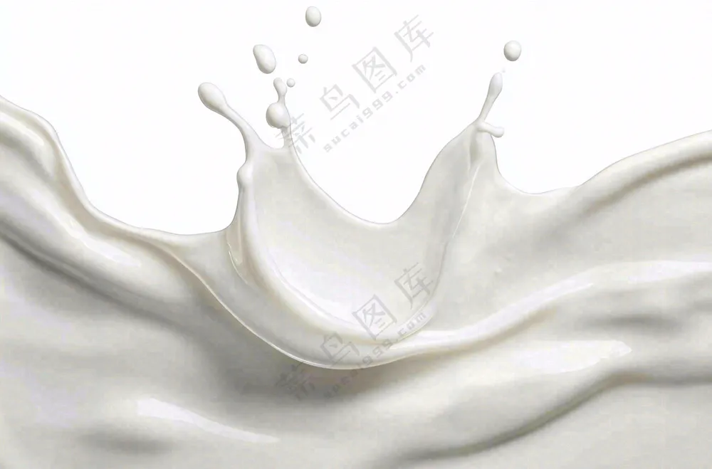 白色的牛奶飞溅摄影图
