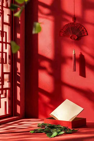 年货节促销电商背景