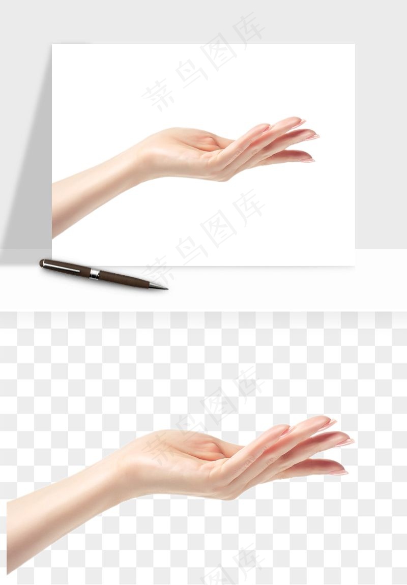 手势手部动作手指png免抠
