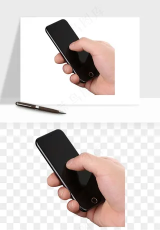 手拿手机素材png免抠