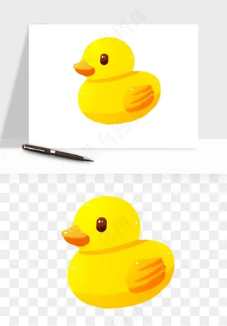 小黄鸭png免抠
