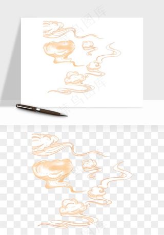 国潮祥云海浪云层云彩png免抠