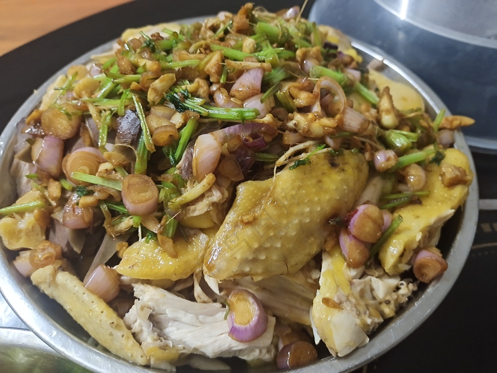 美味的葱油鸡