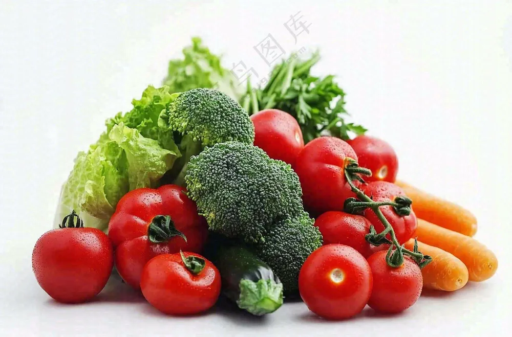 生鲜蔬菜蔬果绿色健康摄影图 