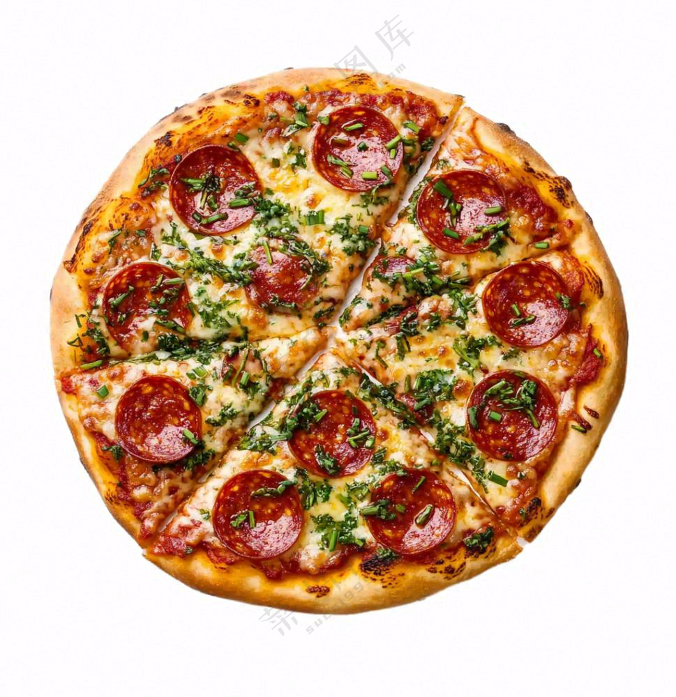 美味的披萨美食摄影图免抠