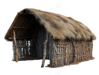 png免抠古代木构临时建筑