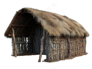 png免抠古代木构临时建筑