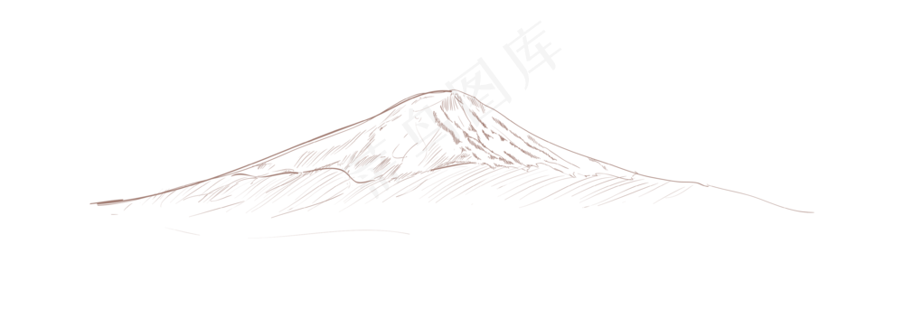 山线条免扣png